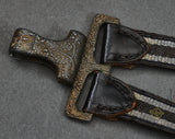 German WWII Set of 2nd Model Luftwaffe Super Deluxe Dagger Hangers