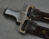 German WWII Set of 2nd Model Luftwaffe Super Deluxe Dagger Hangers