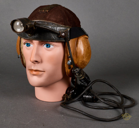 Luftwaffe LKpN101 Mesh Flying Helmet, COMPLETE with all Avionics