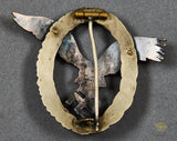 WWII German Luftwaffe Pilot's Badge by Juncker from Tim Calvert Collection