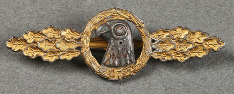 German WWII Luftwaffe Flight Operational Clasp in Gold for Reconnaissance