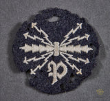Veteran Bring Back German WWII Qualified NCO Directional Radio Signal Finder Trade Patches