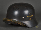 WWII German Luftwaffe Model 1935 Double Decal Helmet
