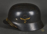 WWII German Luftwaffe Model 1935 Double Decal Helmet