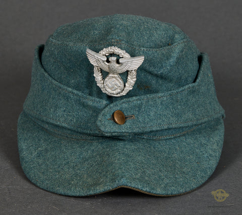 Third Reich Police Model 1943 Field Cap, Veteran Family Acquired
