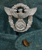 Third Reich Police Model 1943 Field Cap, Veteran Family Acquired