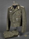 WWII German Army Model 1944 Infantry Officer Tunic, Trousers and Side Cap