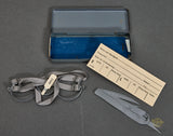 WWII German "Maskenbrille" Eyeglasses for Gas Masks