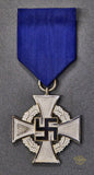 German WWII Cased 25 Year NSDAP Faithful Service Award