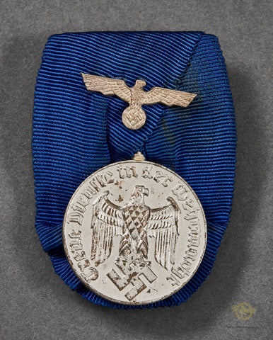 German WWII 4 Year Army Long Service Award on Parade Mount
