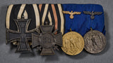 Veteran Bring Back German WWII Four Medal Bar
