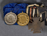 Veteran Bring Back German WWII Four Medal Bar