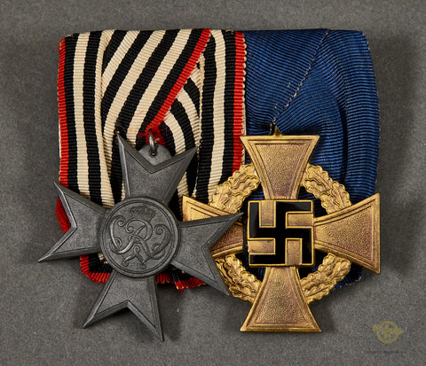 German WWII Two Medal Bar
