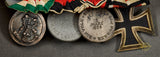German WWII Four Medal Bar