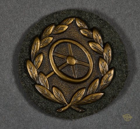 German WWII Driver’s Badge in Bronze