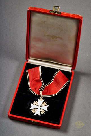 German WWII Cased Eagle Order 1st Class by Godet