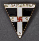 WWII German Large Size NSF Enamel Pin