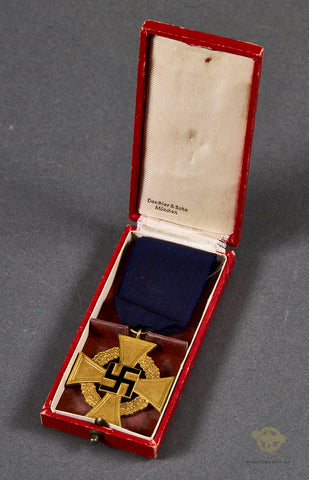 German WWII Cased NSDAP 40 Year Long Faithful Service Award