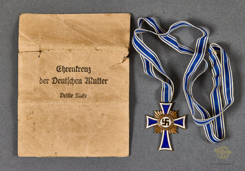 German WWII Mother’s Cross in Bronze w/Packet