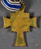 German WWII Mother’s Cross in Gold