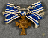 German WWII Miniature Mother’s Cross in Bronze