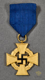 German WWII NSDAP 40 Year Faithful Service Award