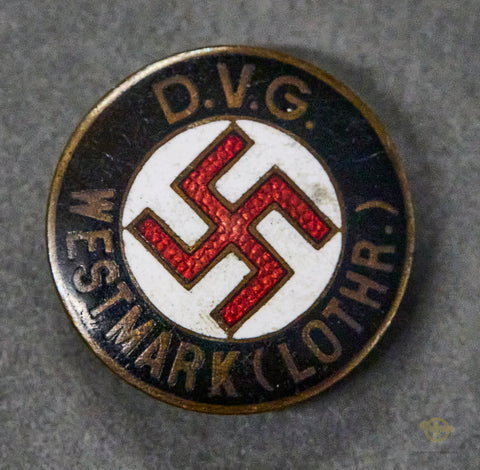 German WWII Party Membership Pin for Westmark (LOTHR)
