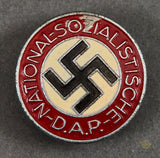 German WWII NSDAP Painted Party Pin