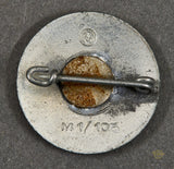 German WWII NSDAP Painted Party Pin