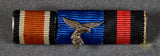 German WWII Luftwaffe Three Ribbon Bar
