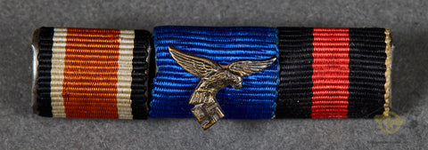 German WWII Luftwaffe Three Ribbon Bar