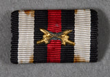German WWI 1915 Cross of Honor w/Swords Ribbon Bar