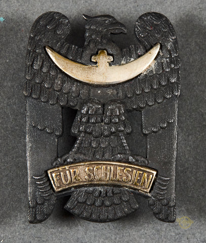 German Post WWI Silesian Eagle First Class w/o Swords Painted Version