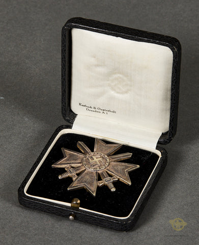 Cased German WWII War Merit Cross 1st Class w/Swords