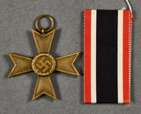Veteran Bring Back German WWII War Merit Cross 2nd Class w/o Swords with Envelope