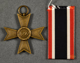 Veteran Bring Back German WWII War Merit Cross 2nd Class w/o Swords with Envelope