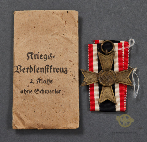 German WWII War Merit Cross Second Class without Swords in Packet