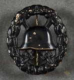 German WWI 1914 Black Wound Badge for an Officer