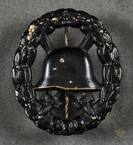 German WWI 1914 Black Wound Badge for an Officer