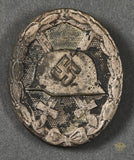 WWII German Silver Wound Badge, Maker Marked "L/57"