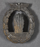 German WWII Kriegsmarine Mine Sweeper Badge by RK