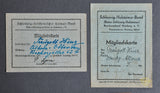 Schleswig Holsteiner Bund Membership Card Grouping