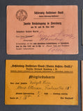 Schleswig Holsteiner Bund Membership Card Grouping