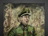 Oil Painting of Waffen SS Officer