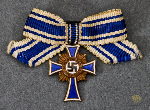 German WWII Miniature Mother’s Cross in Bronze