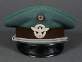Third Reich Schutzpolizei Officer Private Purchase Visor Cap, Named