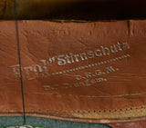 Third Reich Schutzpolizei Officer Private Purchase Visor Cap, Named