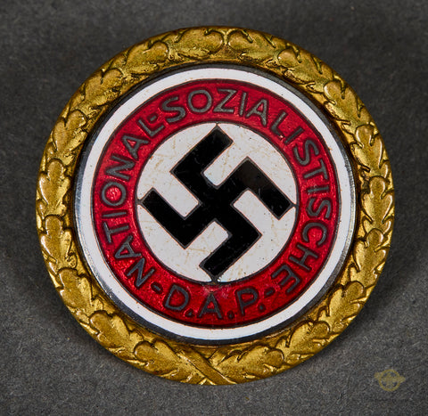 Third Reich 30mm Golden Party Badge