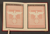 German WWII Official NSDAP Party Membership Book