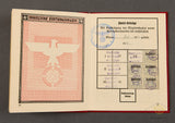 German WWII Official NSDAP Party Membership Book